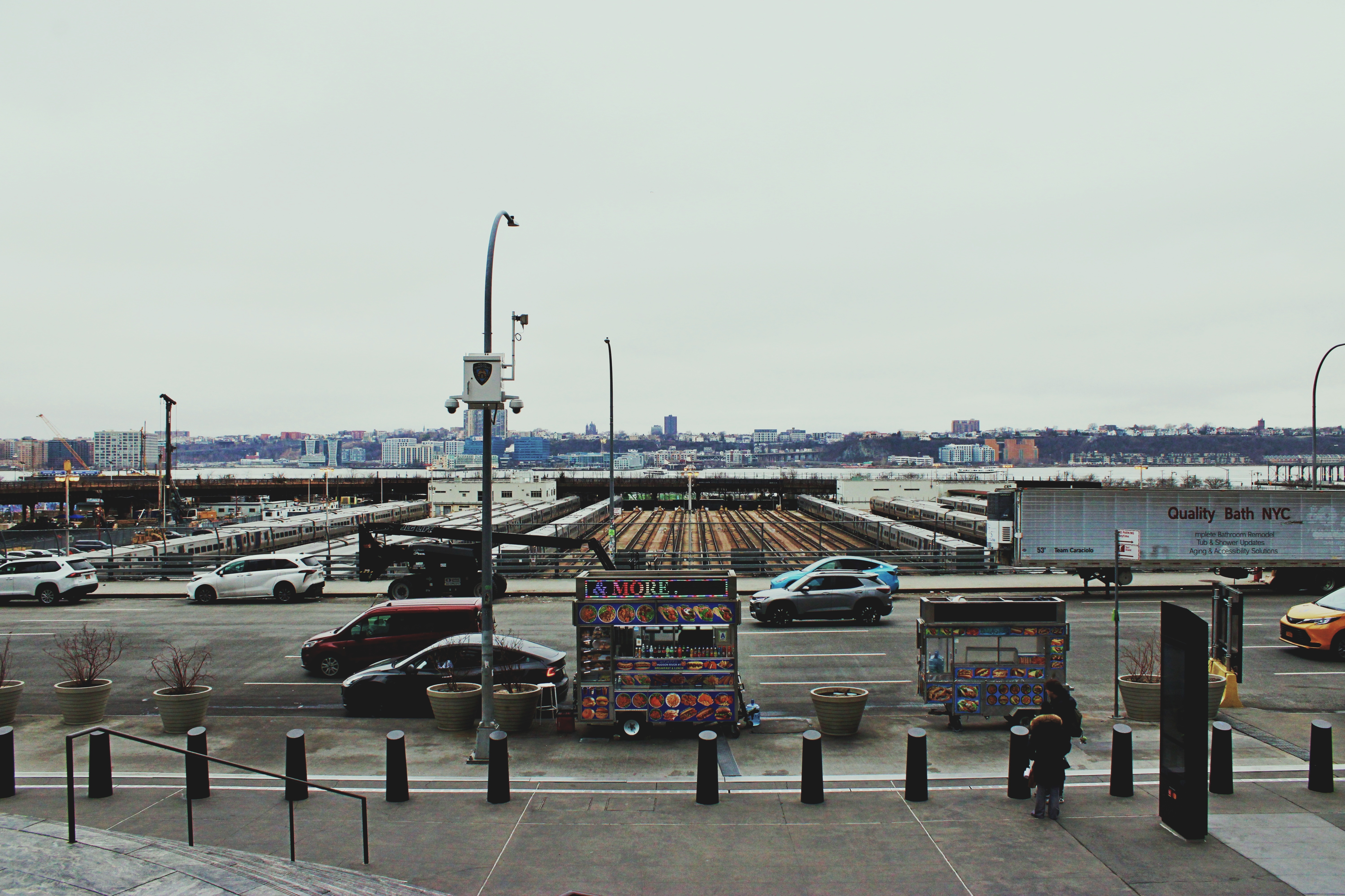Train yard scene