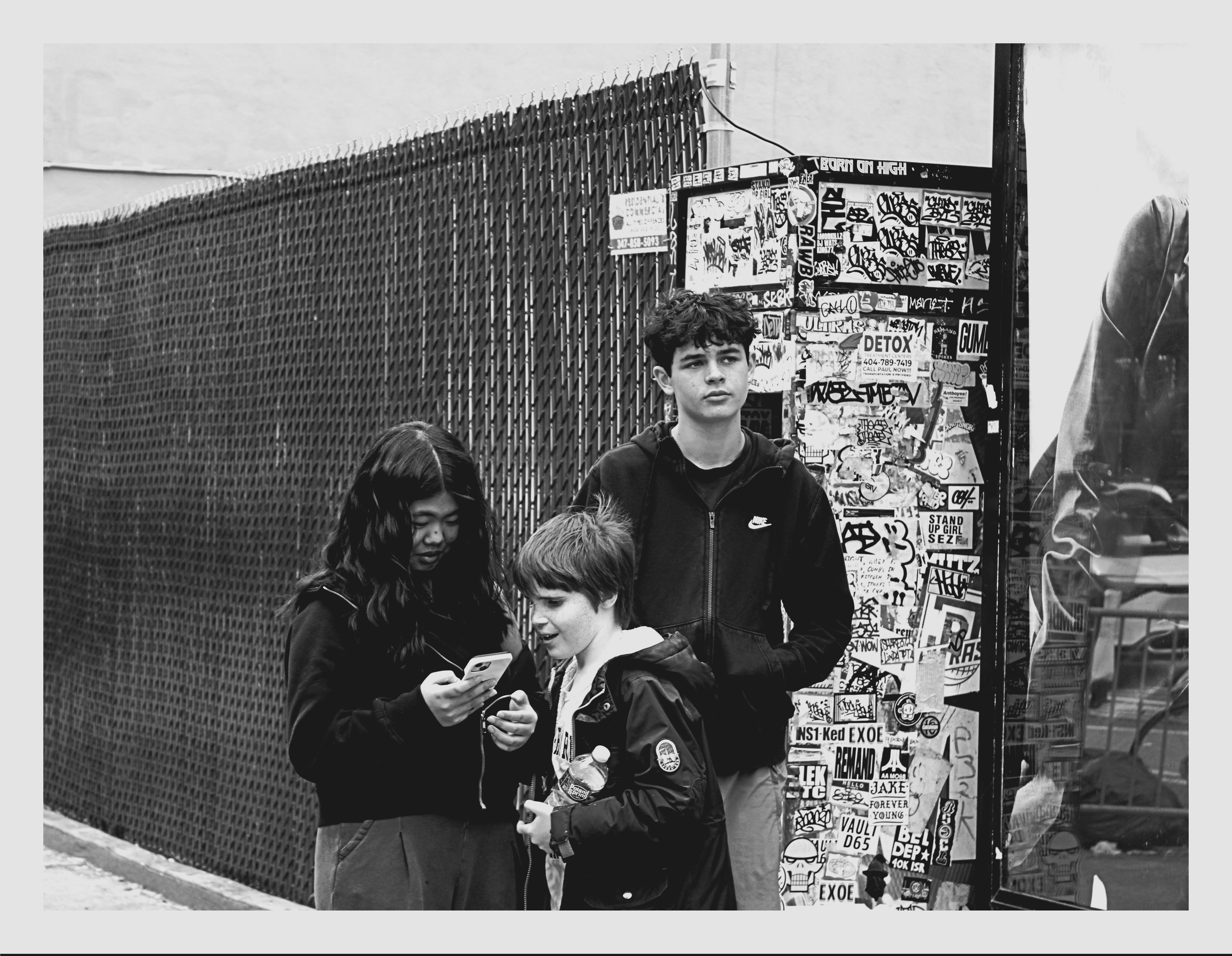 Street kids scene